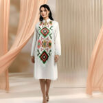 Short Kurta with Khadi and Lace Applique
