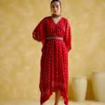 Annika Red (Bandhini Kaftan)