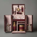 Debonair Portable Cocktail Bar Burgundy