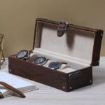 Eden Watch Box of 4 - Brown Croco