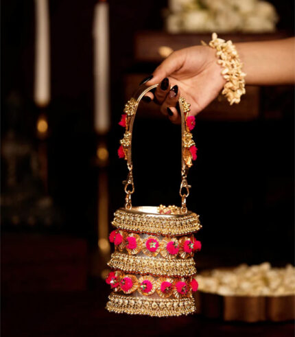 Gold Pompom (Potli)