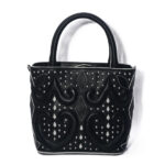 Leather Cutout & Applique Mini Tote