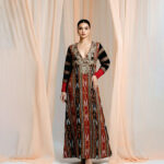 Long Ikat Anarkali kurta