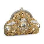 Raffia Embellished Purse