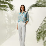 Sky Blue Floral Shirt