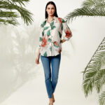 White Floral Shirt